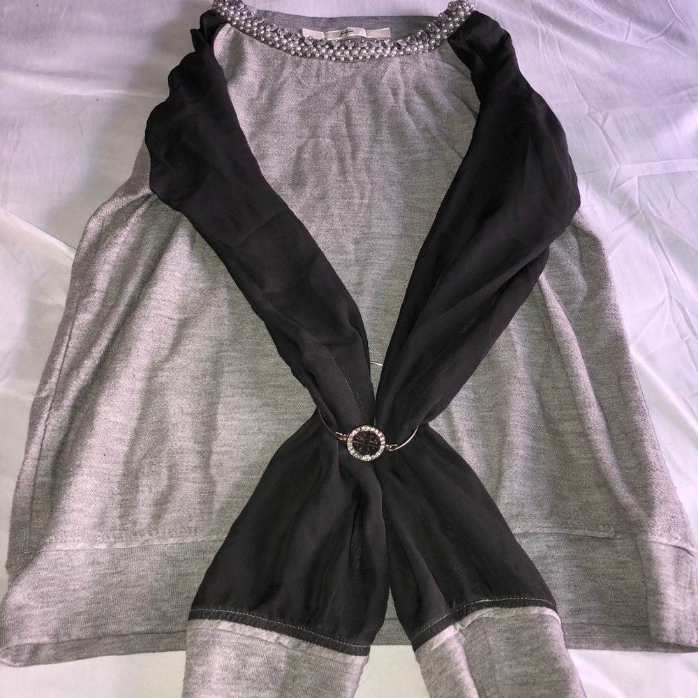 💎Shear arm glitz sweater💎